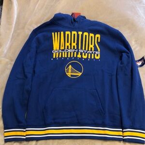 Brand New Large Blue Ultra Game Golden State Warriors Hoodie!